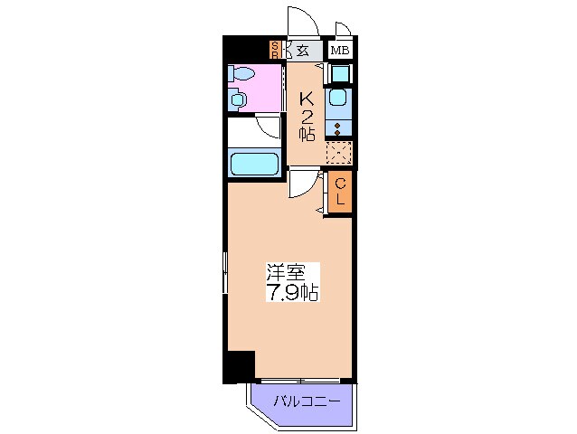 アーデン堺筋本町の物件間取画像