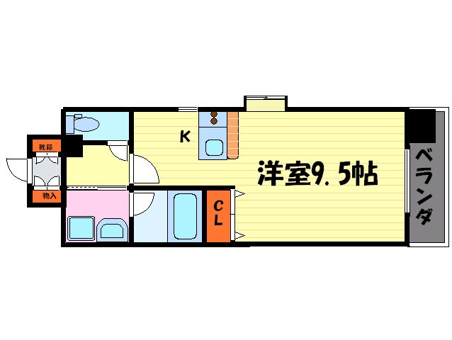 ベラジオ烏丸御池Ⅱ（３０３）の物件間取画像