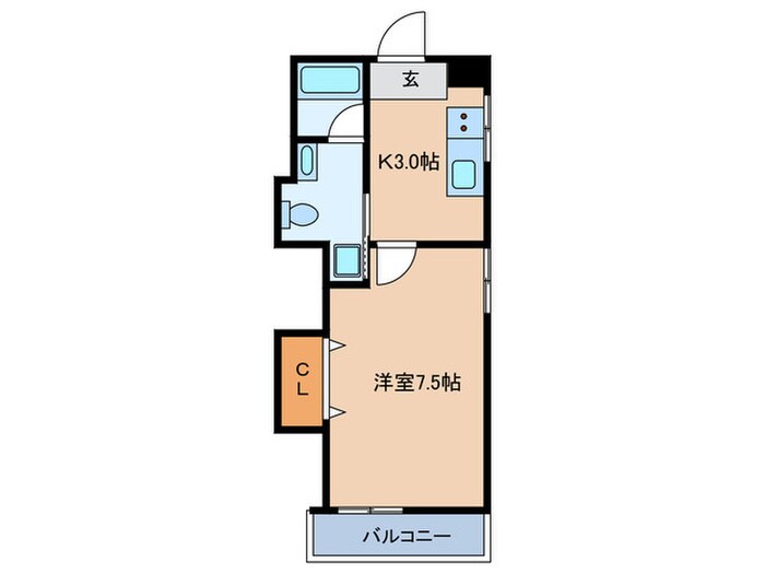 若葉マンションの物件間取画像