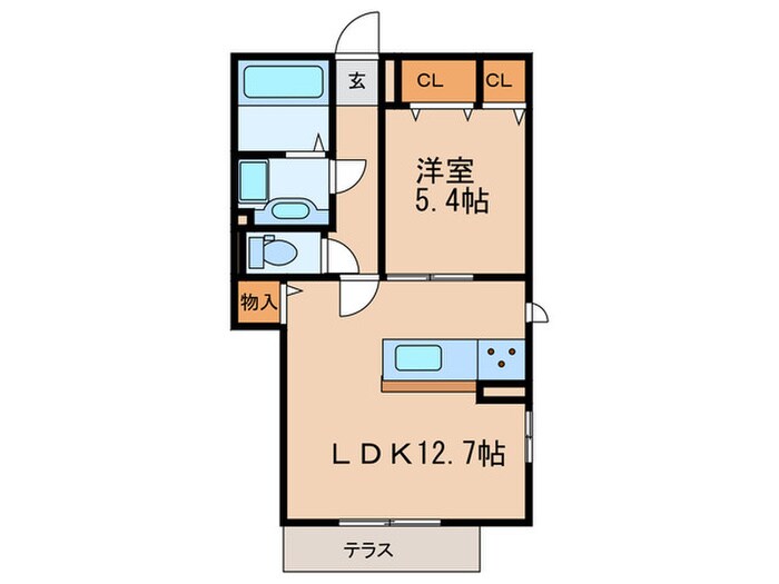 ＣＬＡＩＲの物件間取画像