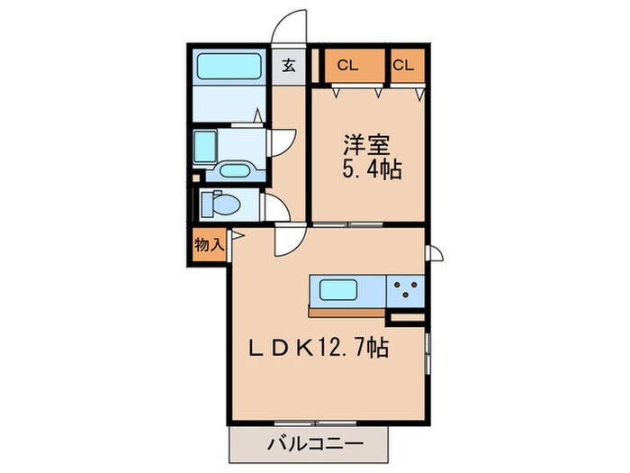 ＣＬＡＩＲの物件間取画像