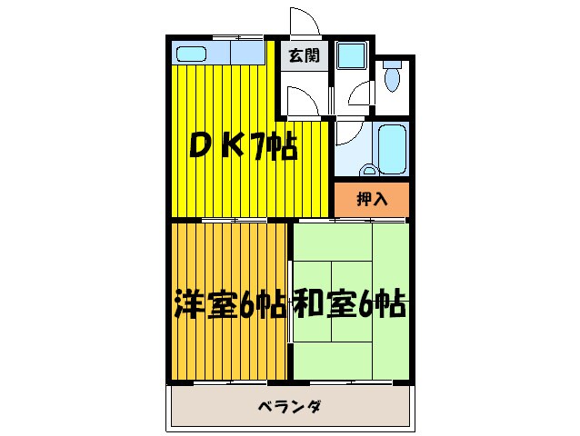 物件間取画像
