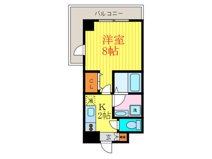 アルティスタ帷子ケ辻の物件間取画像