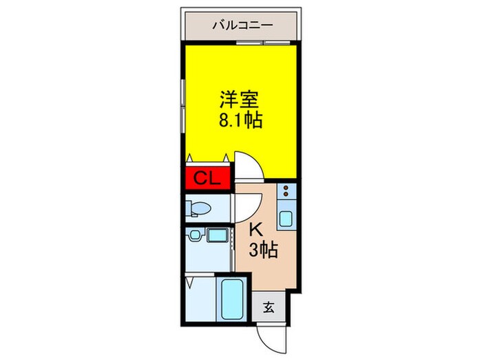 フジパレス長原駅西Ⅲ番館の物件間取画像