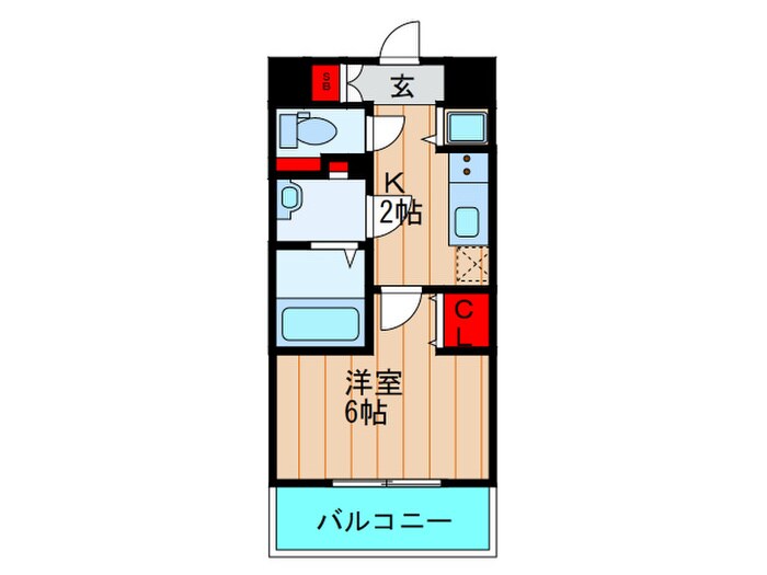 セイワパレス玉造駅前の物件間取画像