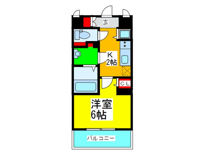 セイワパレス玉造駅前の物件間取画像