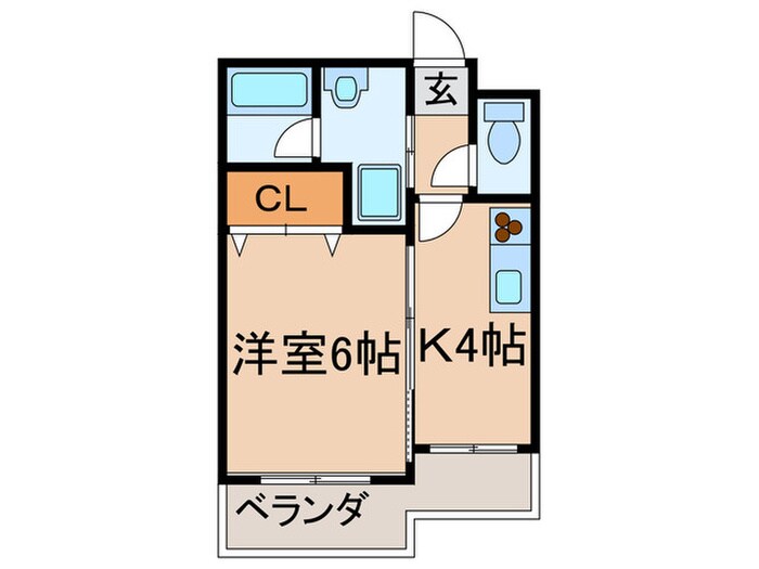 サウスサイド武庫之荘の物件間取画像