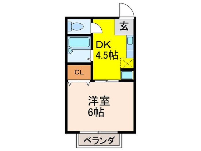 ルリアン高槻の物件間取画像