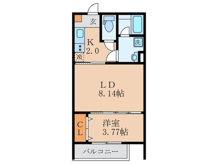 エスペランサの物件間取画像