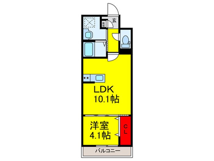 FREEDOM　residence堺大小路の物件間取画像