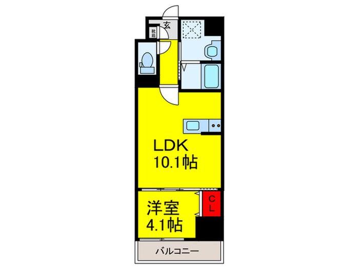 FREEDOM　residence堺大小路の物件間取画像