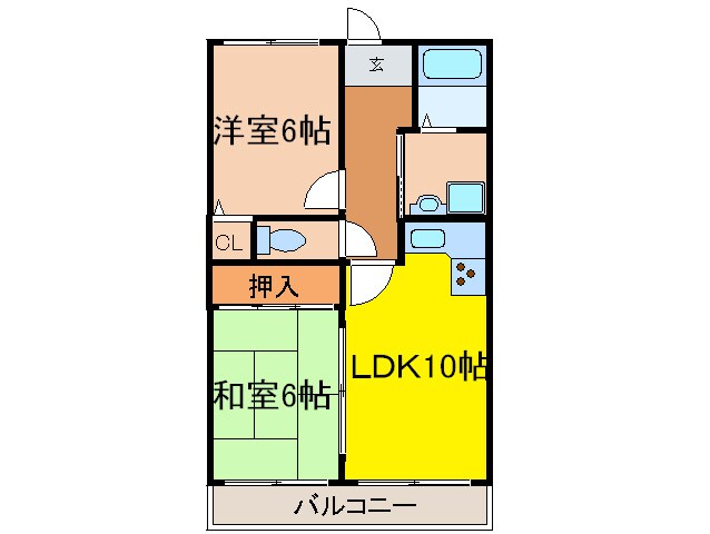 エスペランサの物件間取画像