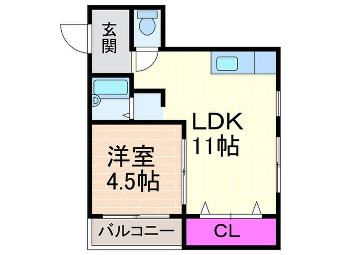 ルエーテ２０の物件間取画像
