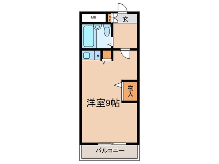 ロイヤルハイツ東園田の物件間取画像