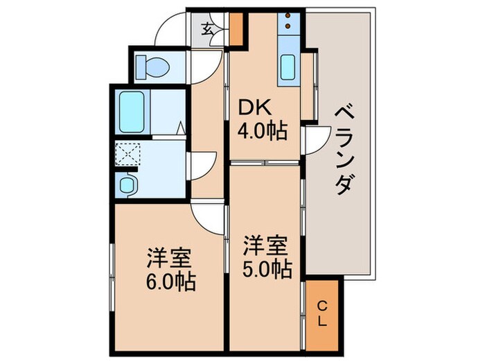 ルーエハイムの物件間取画像