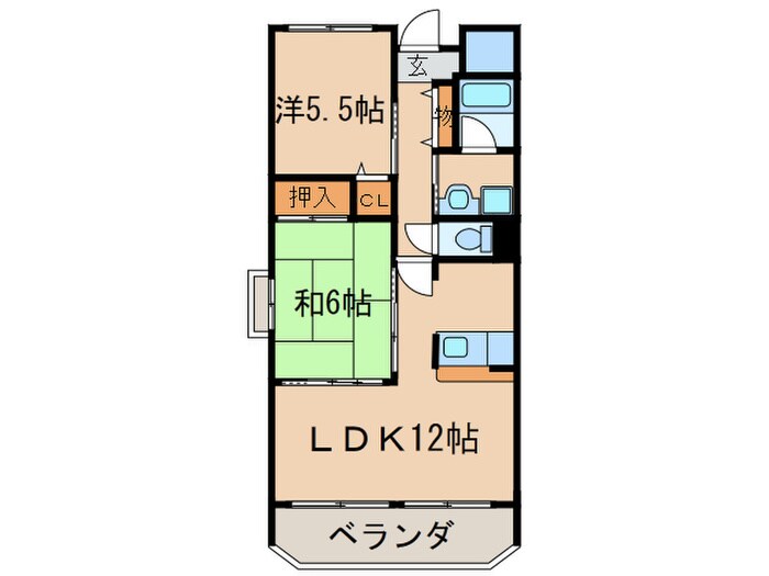 エスペランサ広野の物件間取画像