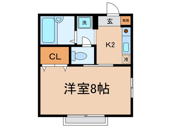 ケイハイツ大島の物件間取画像
