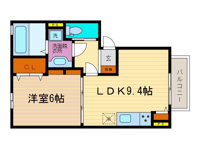 コンフォート西京極の物件間取画像