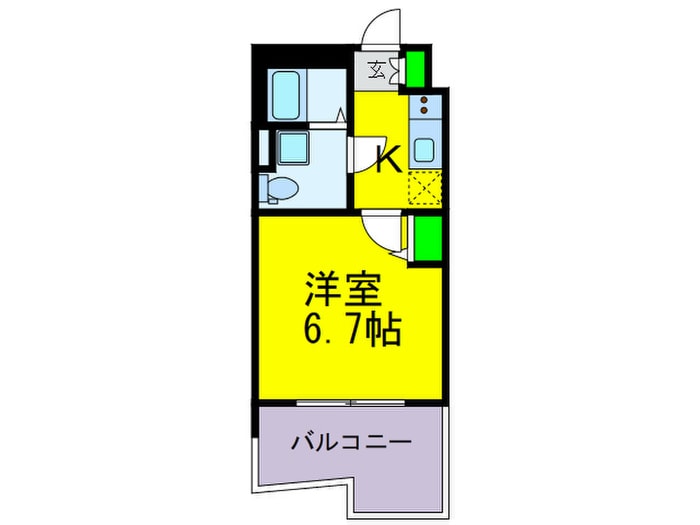 レジデンス難波南の物件間取画像