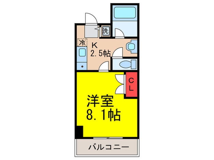 グリーンハイツ豊川ⅡAの物件間取画像