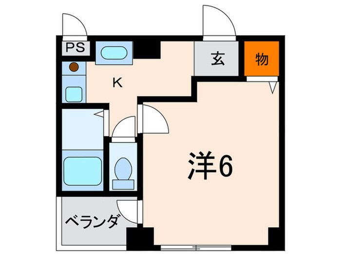 シャトレ六甲の物件間取画像