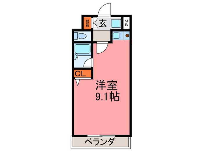 シャンテ深江橋の物件間取画像