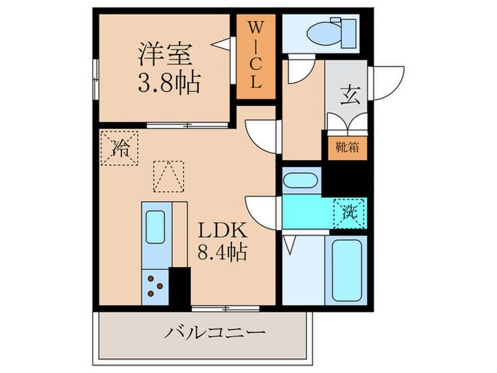 メルベーユドゥの物件間取画像