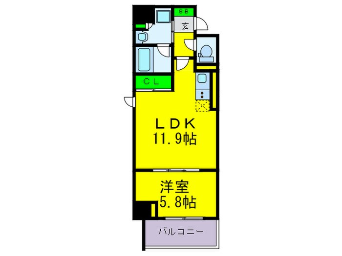 Residence Tresor Dieuの物件間取画像