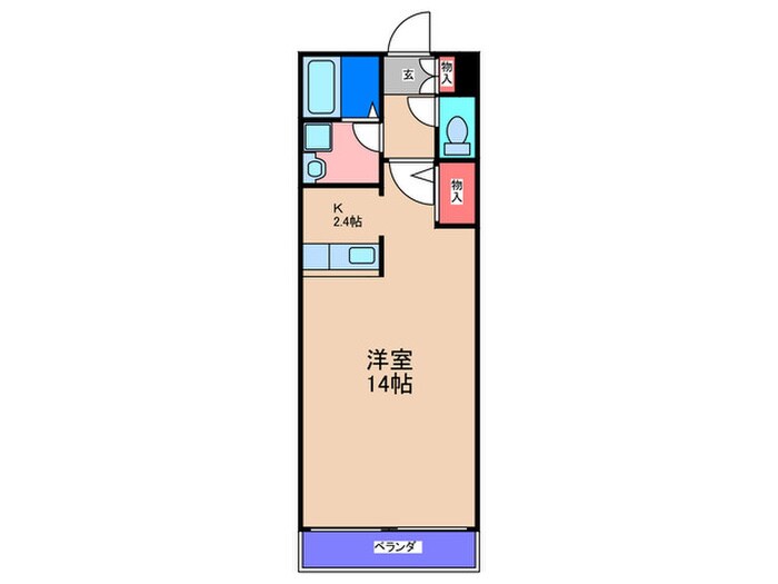 メゾンビブリオファイルの物件間取画像