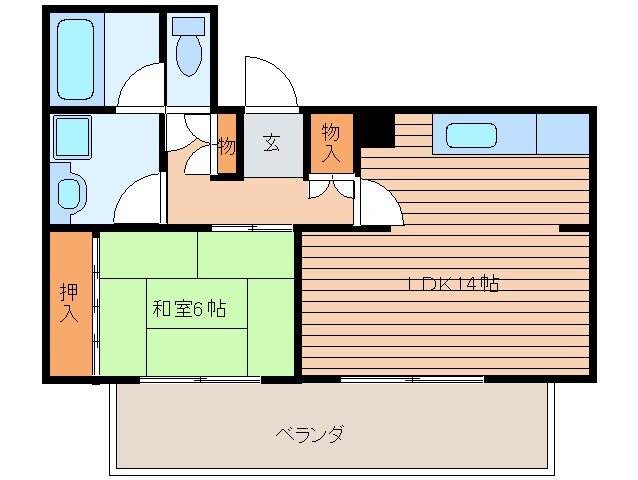 メゾン優雅の物件間取画像