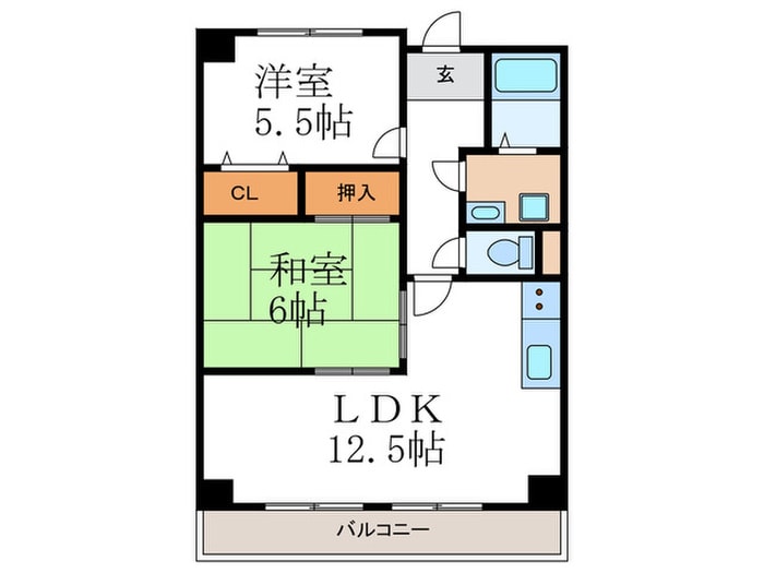 Ｋｸﾞﾗﾝﾄﾞ樋爪の物件間取画像