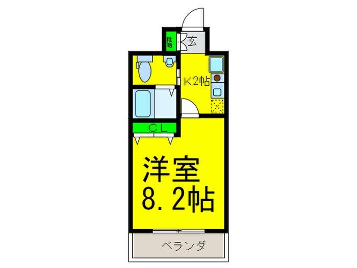 CASSIA天王寺東の物件間取画像