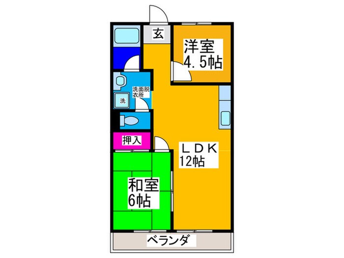 チェリ－ガ－デンの物件間取画像