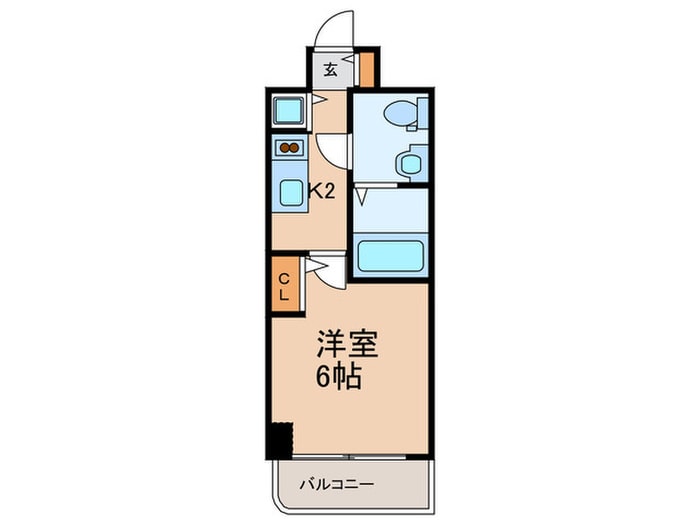 Ｓ－ＲＥＳＩＤＥＮＣＥ北浜の物件間取画像