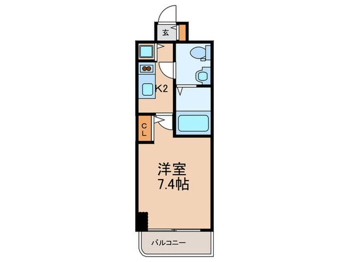 Ｓ－ＲＥＳＩＤＥＮＣＥ北浜の物件間取画像