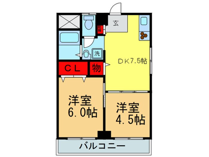 アクロポリス有馬の物件間取画像