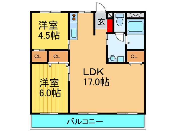 アクロポリス有馬の物件間取画像