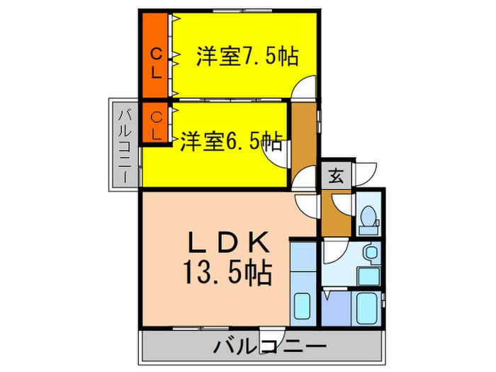 サニ－サイド・ベテルの物件間取画像