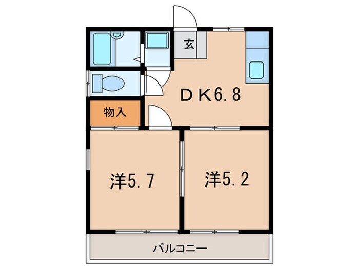 ルナメイトの物件間取画像