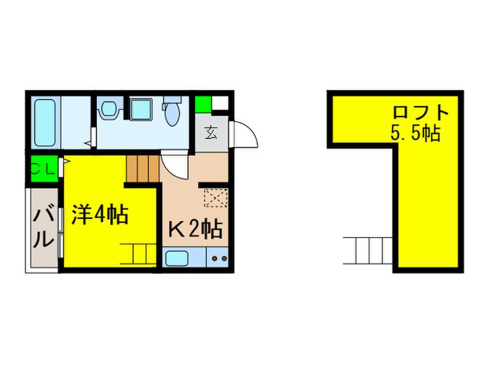 サクシード寺地町の物件間取画像