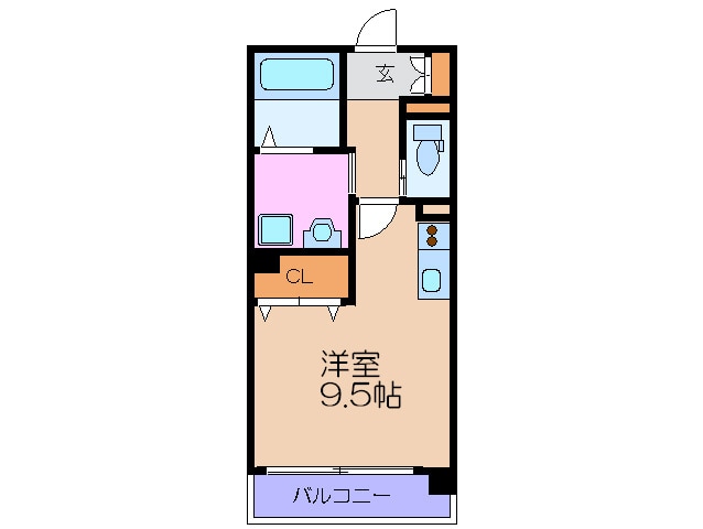 ル・ファ－ル西九条の物件間取画像
