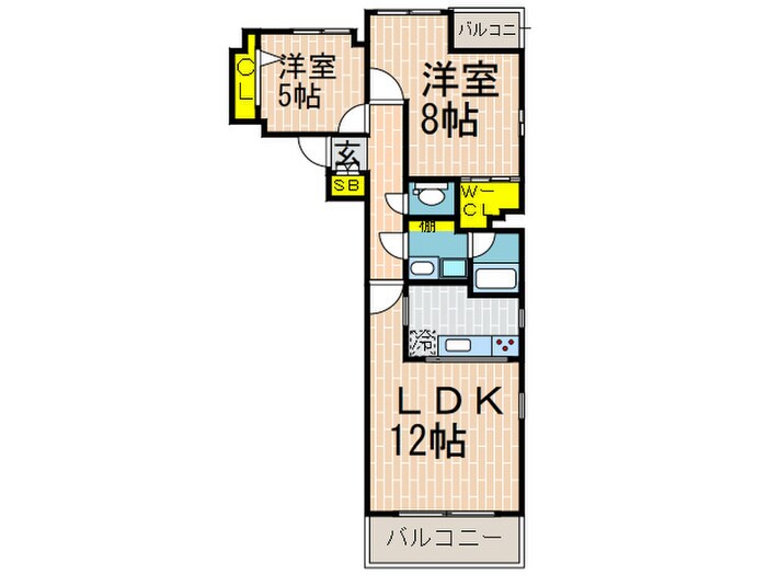 ＤＯＭみなと元町の物件間取画像