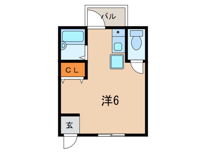 塩屋荘Ⅱの物件間取画像