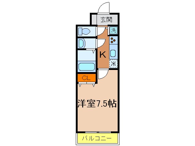 ＫＤＸレジデンス三宮の物件間取画像