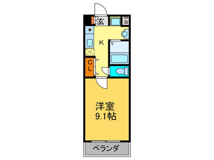 サンモ－ルコ－ト烏丸の物件間取画像