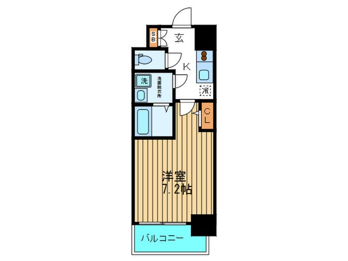 LUMINOUS桜川の物件間取画像
