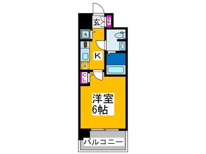 アーバンパーク難波の物件間取画像