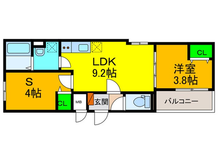 グランハーモニーの物件間取画像