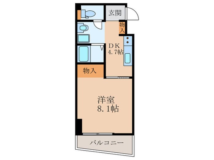 フランコート太秦の物件間取画像