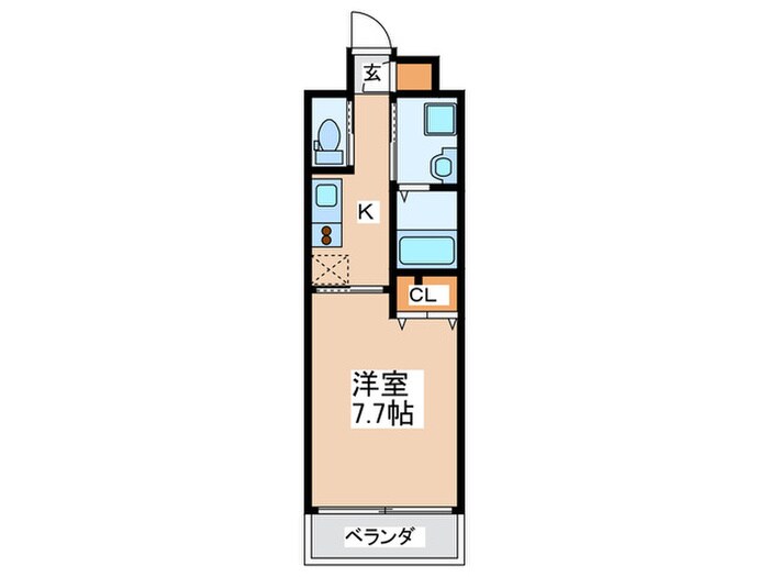 FRENCIA　NOIE難波南の物件間取画像